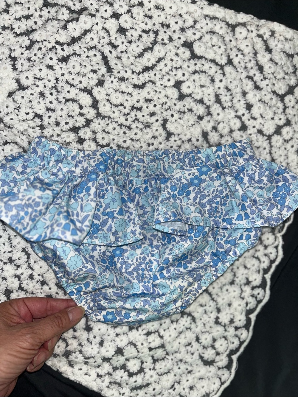Cecil and Lou Floral Ruffled Swim Bottom - Picture 8 of 13